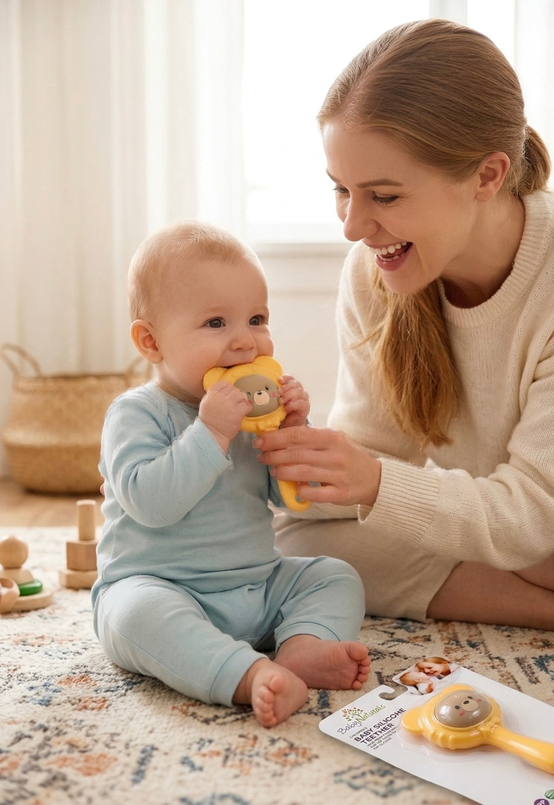 Baby Silicone Bear Teether