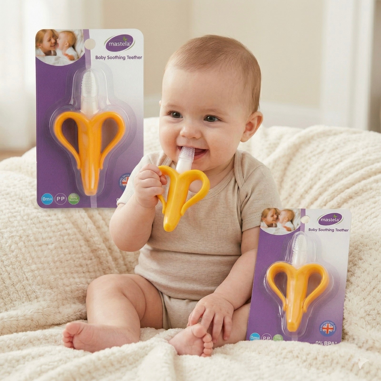 Mastela Silicone Banana Teether