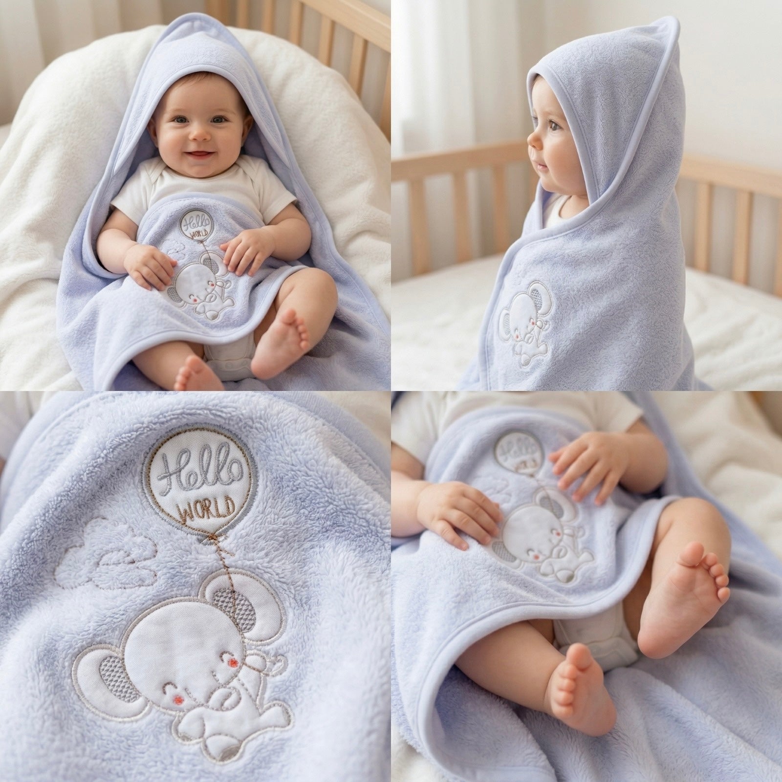 Baby Hooded Towel 100% Cotton