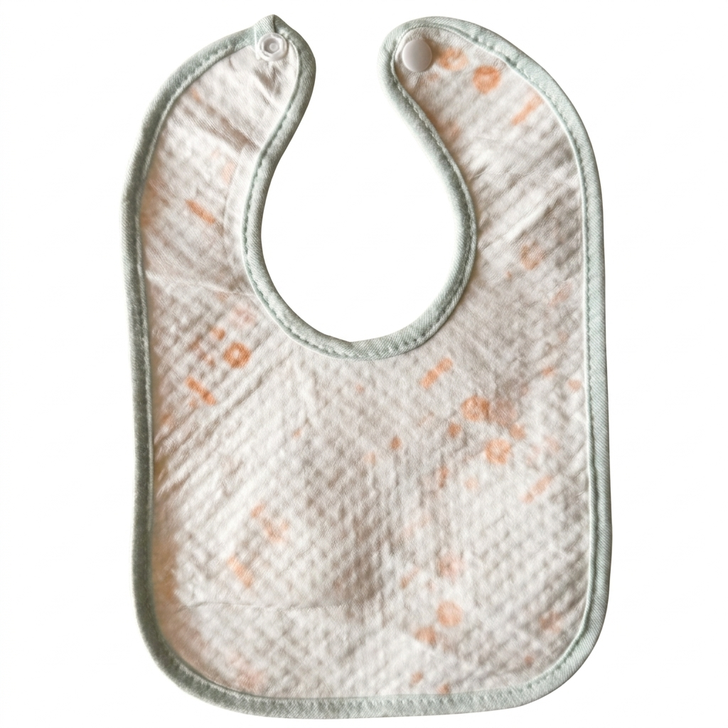 Baby Feeding Bib with Snap Button